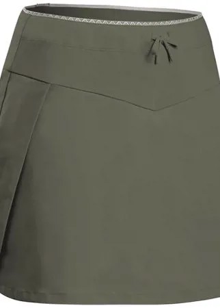 Юбка-шорты для походов на природе женская NH500, размер: EU48 RU54, цвет: Пепельный Хаки/Пепельный Хаки QUECHUA Х Декатлон