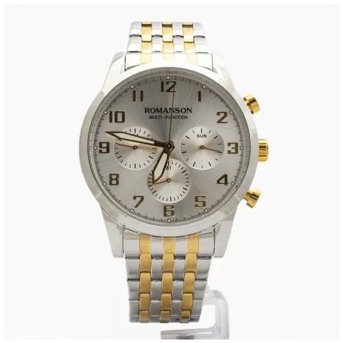 Наручные часы ROMANSON Часы Romanson TM 1B21F MC(WH), серебряный