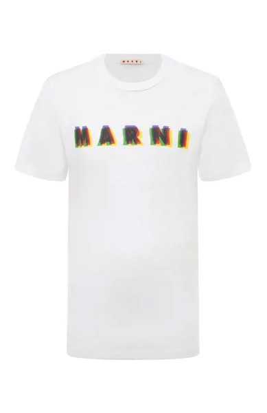 Хлопковая футболка Marni