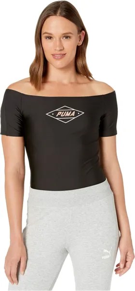 Боди LuXTG с короткими рукавами PUMA, цвет Puma Black