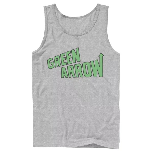 Мужской постер из комиксов DC The Green Arrow с текстом, майка DC Comics