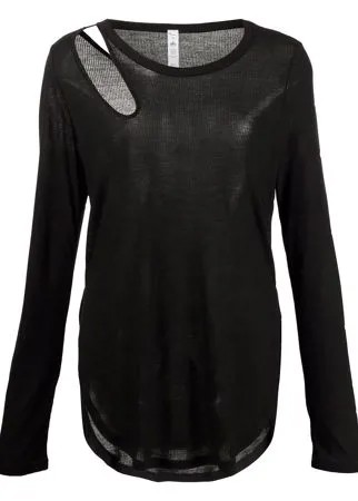 Alo Yoga топ Ribbed Peak с длинными рукавами