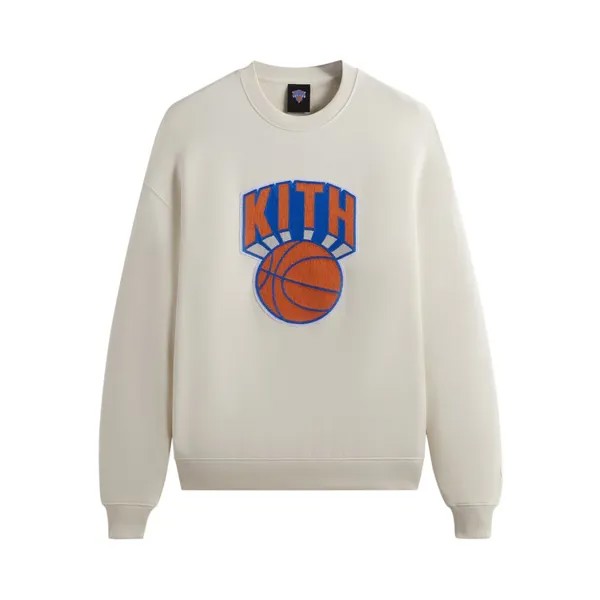 Толстовка Kith For The New York Knicks Retro NY Nelson Crewneck, кремовый