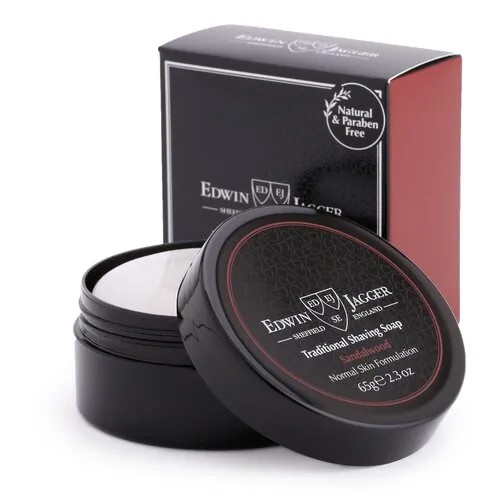 Мыло для бритья Sandalwood в чаше Edwin Jagger, 65 г