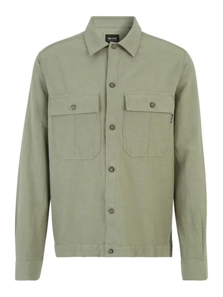 Рубашка на пуговицах стандартного кроя Only & Sons KENNET, оливковый
