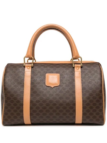 Céline Pre-Owned мини-сумка Boston 1990-х годов с узором Macadam
