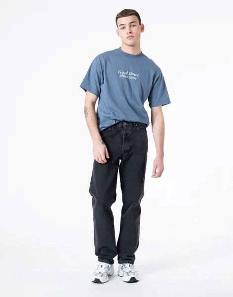 Черные прямые джинсы Dr Denim Dash-Черный цвет