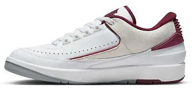 Мужские кроссовки Jordan 2 Retro Low Cherrywood White/Cherrywood Red (DV9956 103)