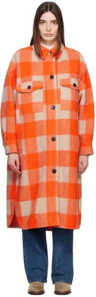 Оранжевое пальто Fontizi Isabel Marant Etoile