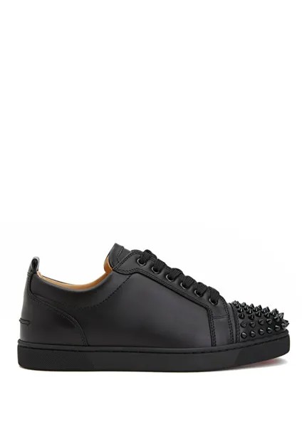 Мужские кожаные кроссовки Louis Junior Christian Louboutin, черный