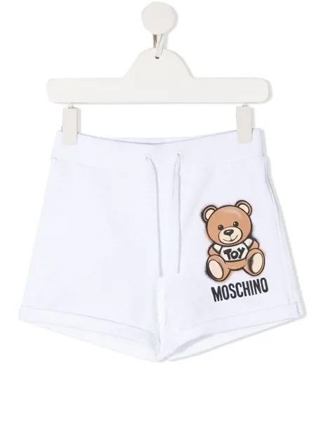 Moschino Kids спортивные шорты с принтом Teddy Bear