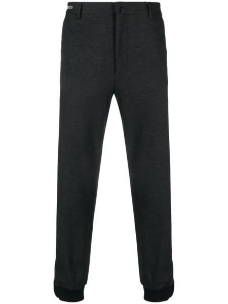 Спортивные брюки строгого кроя Corneliani, серый