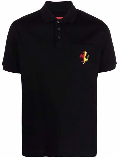 Ferrari рубашка поло с принтом Prancing Horse