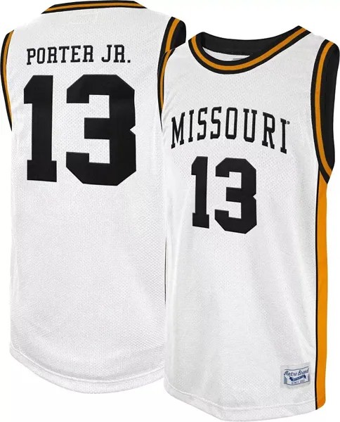 Retro Brand Мужская белая баскетбольная майка Missouri Tigers Michael Porter Jr. # 13