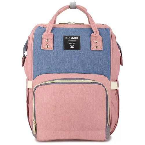 Рюкзак бочонок LeKiKO, фактура гладкая, фиолетовый, розовый