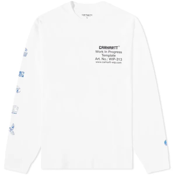 Футболка Carhartt WIP Long Sleeve Linograph Tee