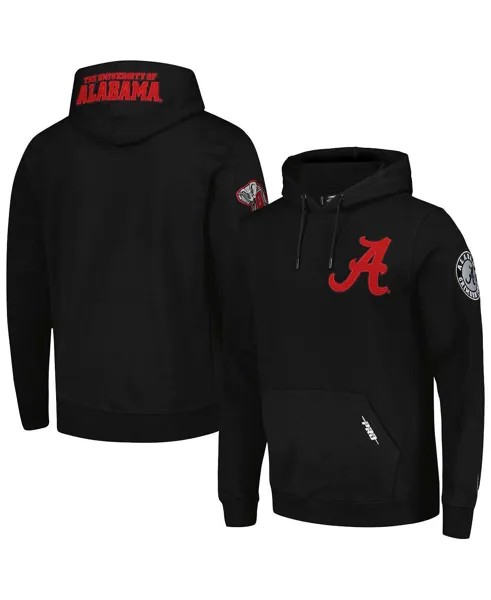 Мужской черный классический пуловер с капюшоном Alabama Crimson Tide Pro Standard