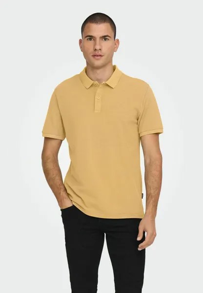 Рубашка поло ONSTRAVIS SLIM WASHED Only & Sons, желтый
