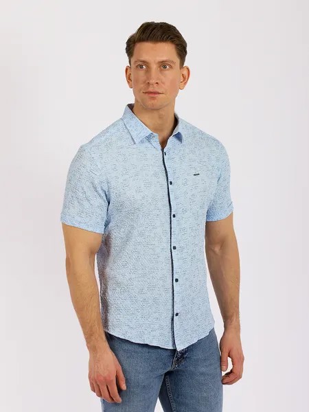 Рубашка мужская DAIROS GD81100472 голубая 2XL