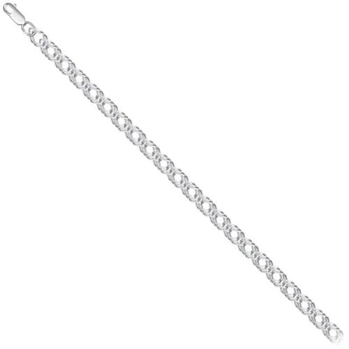 Браслет Krastsvetmet браслет из серебра нб22-203-3 диаметром проволоки 0,7, серебро, 925 проба, родирование, длина 22 см.