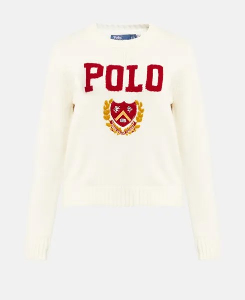 Шерстяной джемпер Polo Ralph Lauren, естественный