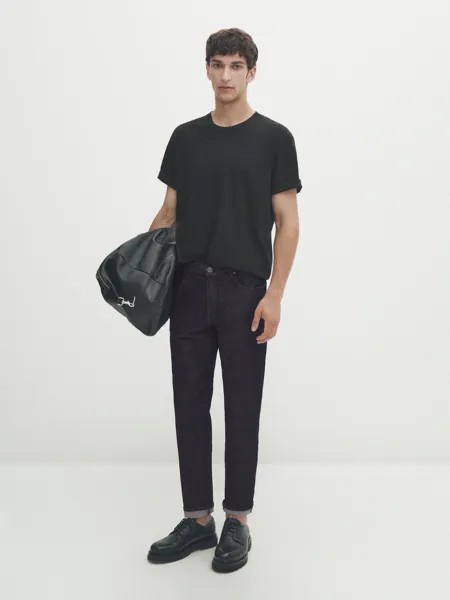 Зауженные джинсы Massimo Dutti, индиго