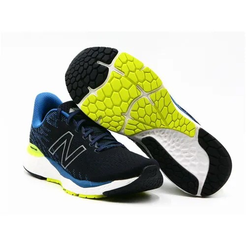 Кроссовки New Balance Fresh Foam 880, полнота D, размер 9,5 US, синий, голубой