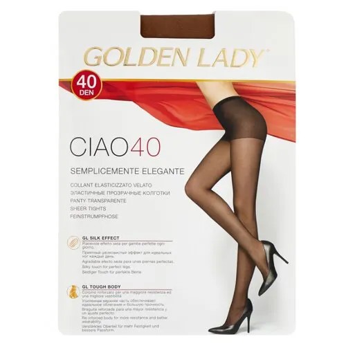 Колготки Golden Lady Ciao 40 den, размер 4-L, visone (бежевый)