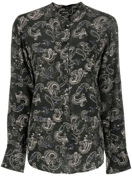 ISABEL MARANT рубашка Rusak с принтом, черный