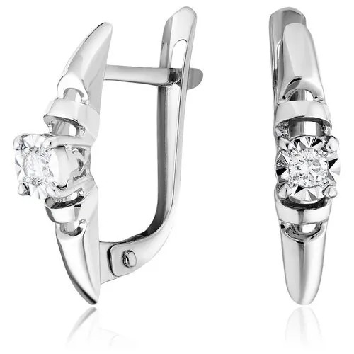Серьги золотые с бриллиантами арт. 7229193/9