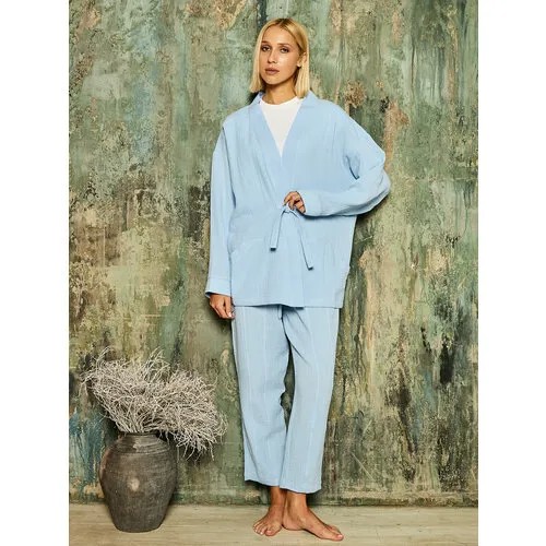 Пижама  Малиновые сны, размер 42-46, голубой