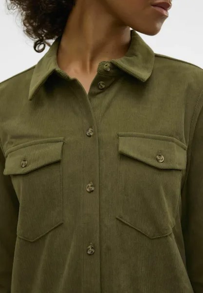 Платье-рубашка Vero Moda, оливковый
