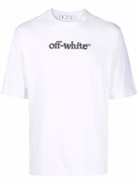 Off-White футболка с логотипом