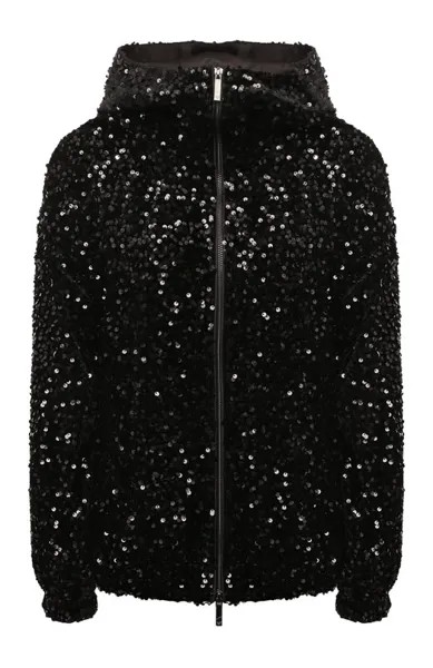 Толстовка с отделкой пайетками Emporio Armani