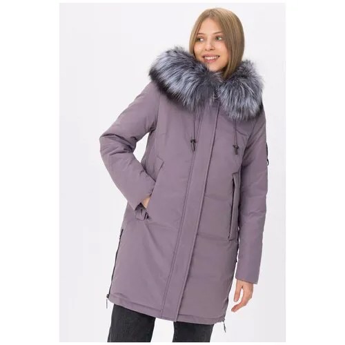 Куртка прямого кроя ELARDIS El_W60732 Фиолетовый 46
