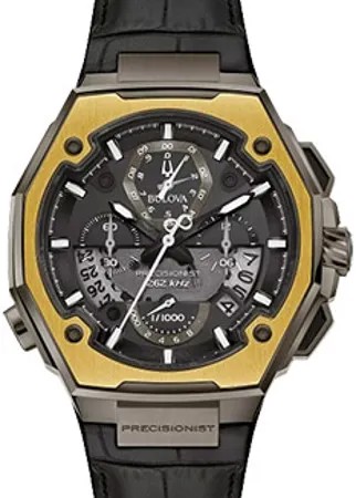 Японские наручные  мужские часы Bulova 98B354. Коллекция Precisionist