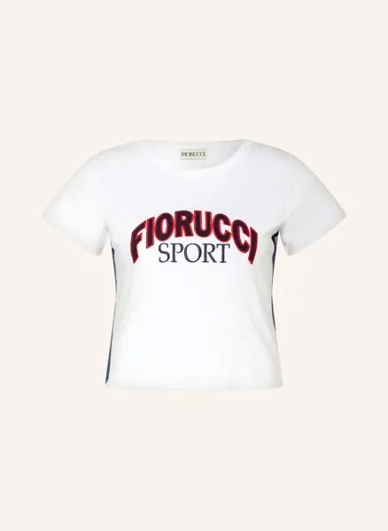 Укороченная рубашка Fiorucci, белый