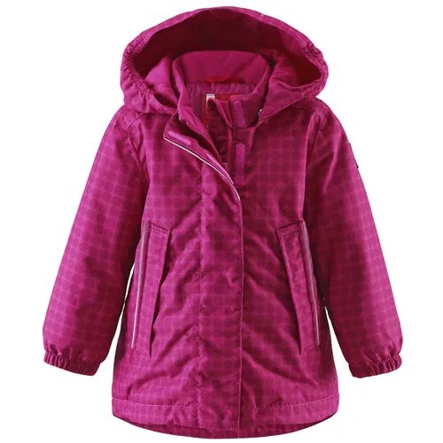 Куртка Reima для девочек, размер 80, розовый