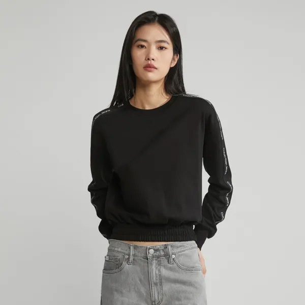 Толстовка женская Calvin Klein круглым вырезом, красный