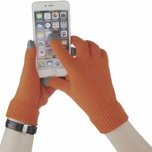 Перчатки , размер 9, оранжевый
