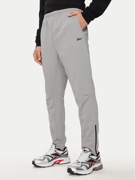 Спортивные брюки regular fit Reebok, серый