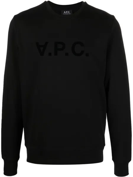 A.P.C. толстовка с логотипом, черный