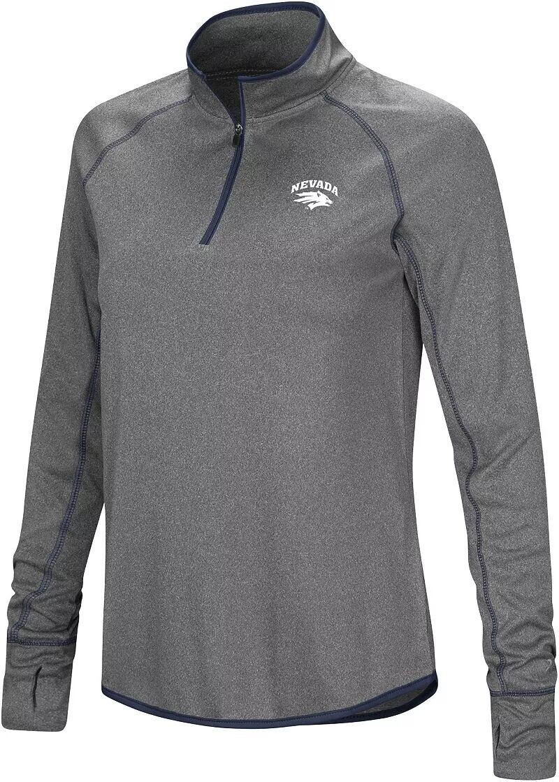 Colosseum Женский пуловер Nevada Wolf Pack Heather Charcoal с молнией
