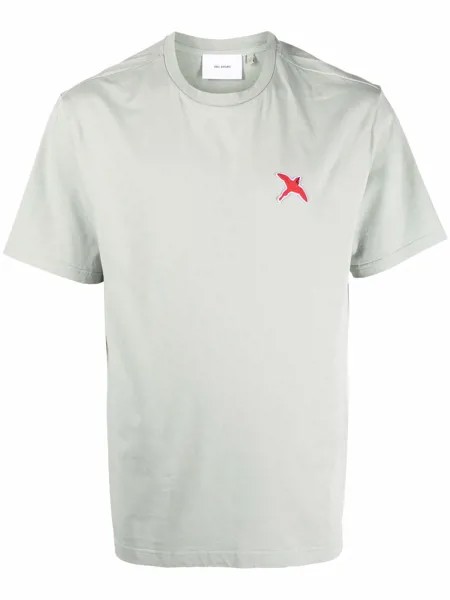 Axel Arigato футболка с нашивкой-логотипом