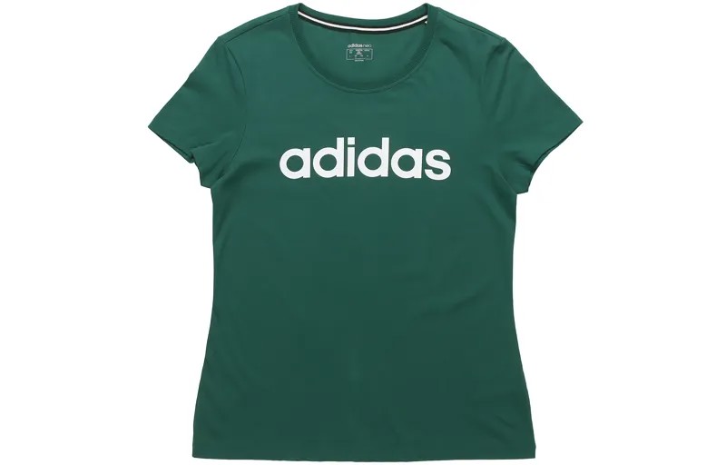 Футболка женская лесная зеленая Adidas Neo