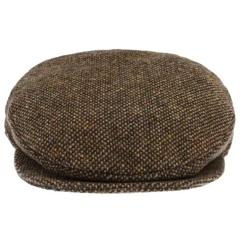 Кепка Hanna Hats, шерсть, подкладка, размер 55, коричневый