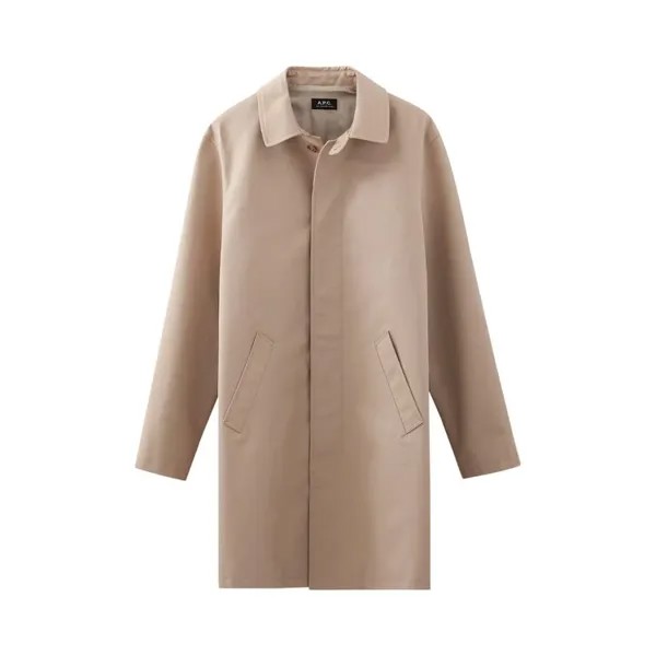 Пальто A.P.C. Urban Mac Trench 'Beige', коричневый