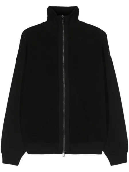 Emporio Armani кардиган рыхлой вязки, черный