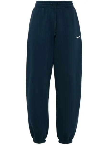 Nike спортивные брюки с завышенной талией, синий
