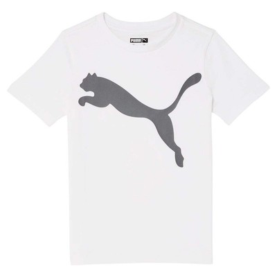 Повседневная футболка Puma Core Pack с круглым вырезом и короткими рукавами для мальчиков, размер 5